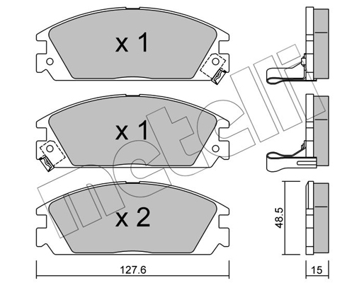 Remblokset Metelli 22-0237-1