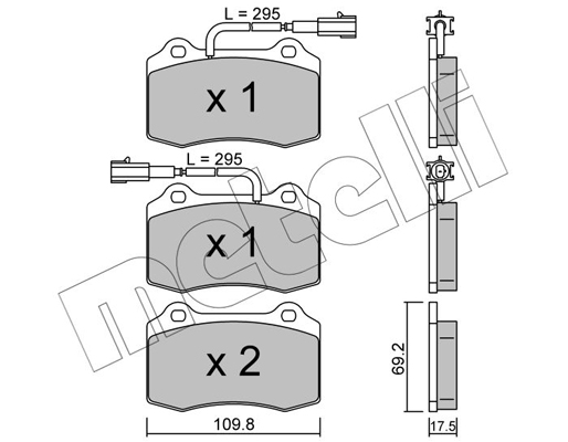 Remblokset Metelli 22-0251-0