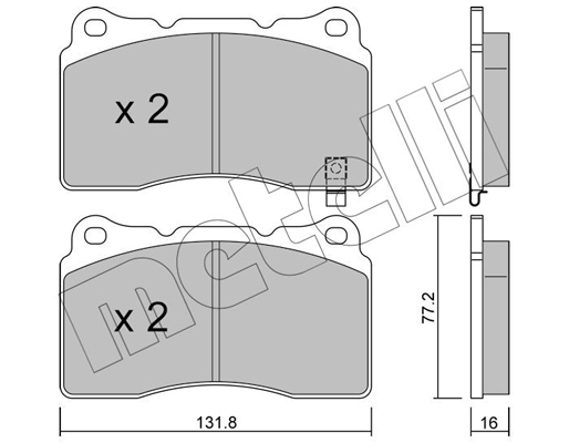 Remblokset Metelli 22-0288-5