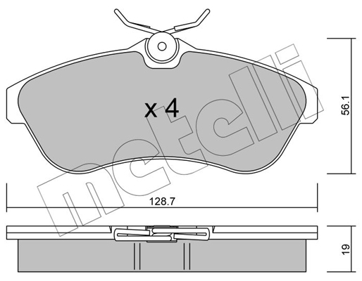 Remblokset Metelli 22-0329-0