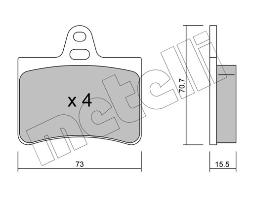 Remblokset Metelli 22-0333-0