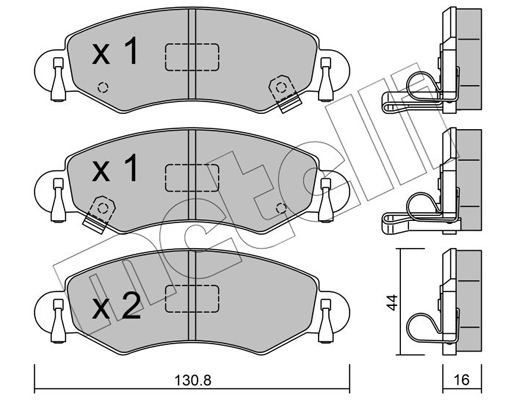 Remblokset Metelli 22-0339-0