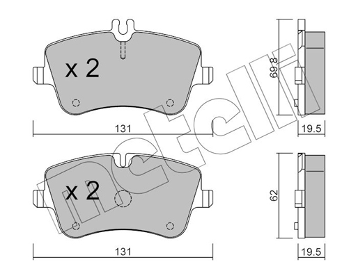 Remblokset Metelli 22-0342-0