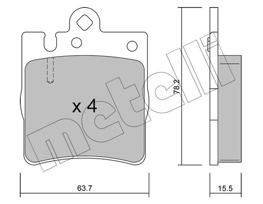 Remblokset Metelli 22-0344-0