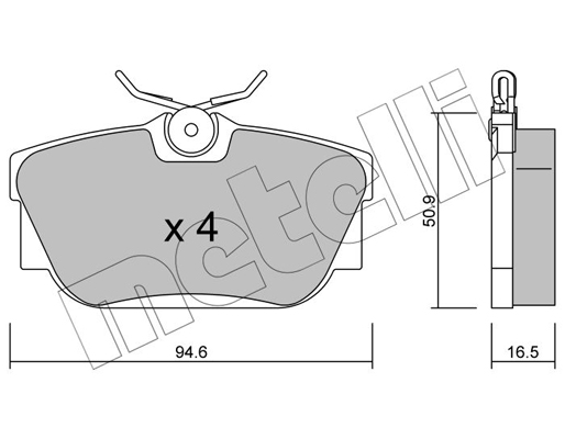 Remblokset Metelli 22-0346-0