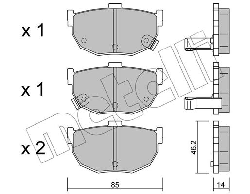 Remblokset Metelli 22-0362-0