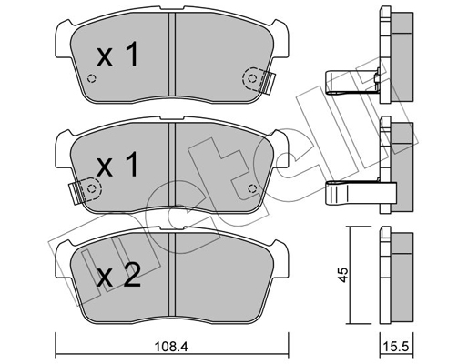 Remblokset Metelli 22-0415-0