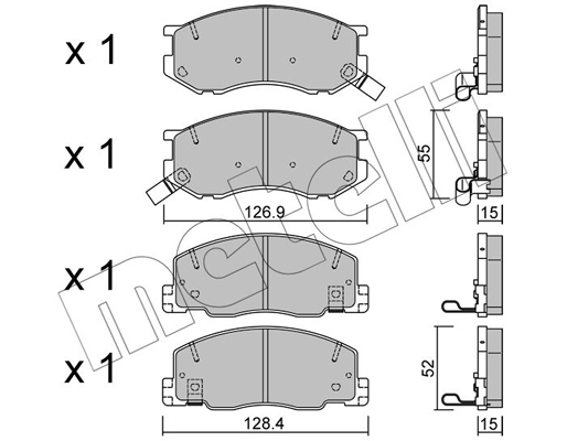 Remblokset Metelli 22-0456-0