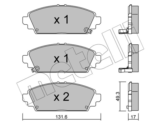 Remblokset Metelli 22-0463-0