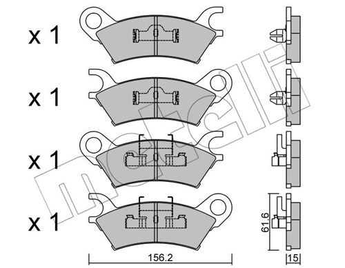 Remblokset Metelli 22-0469-0