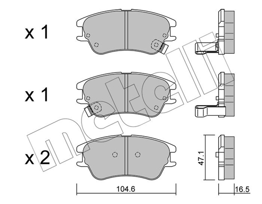 Remblokset Metelli 22-0502-0