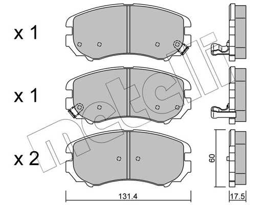 Remblokset Metelli 22-0503-0