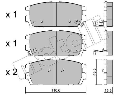 Remblokset Metelli 22-0507-0