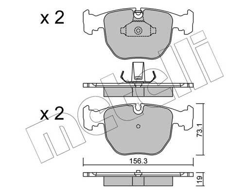 Remblokset Metelli 22-0559-0