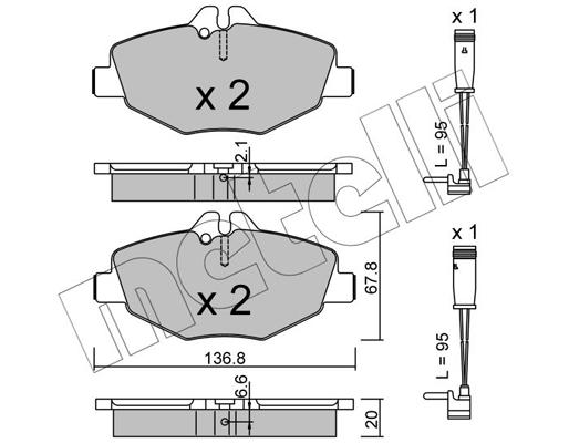 Remblokset Metelli 22-0562-0K