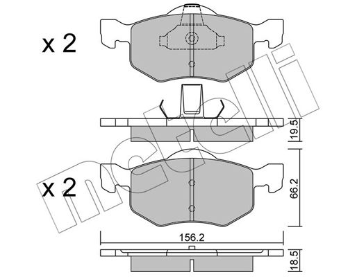 Remblokset Metelli 22-0609-0