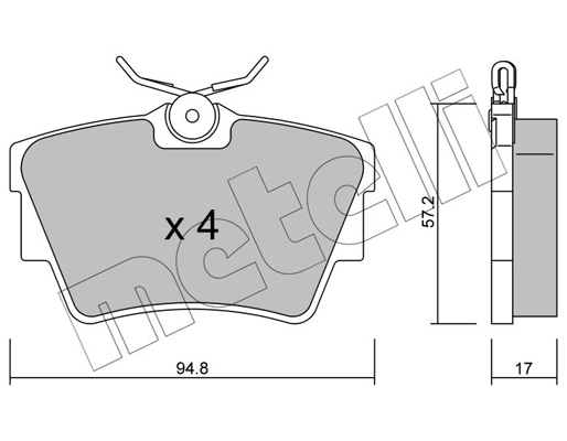 Remblokset Metelli 22-0635-0