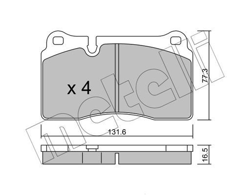 Remblokset Metelli 22-0659-0