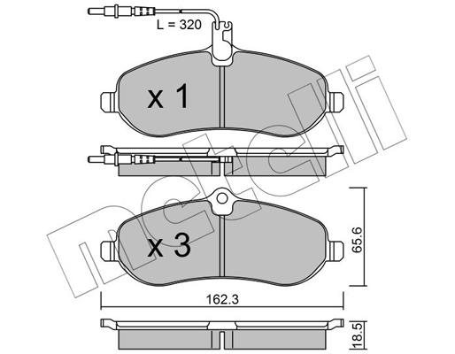 Remblokset Metelli 22-0707-0