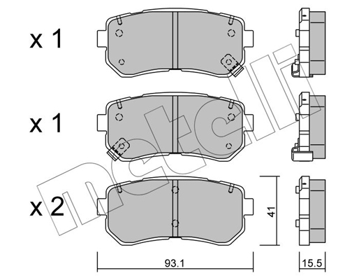 Remblokset Metelli 22-0725-0