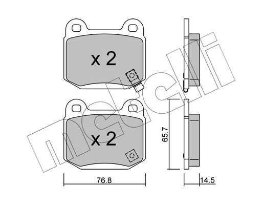 Remblokset Metelli 22-0739-0