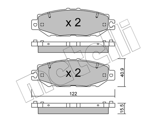 Remblokset Metelli 22-0759-1