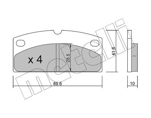 Remblokset Metelli 22-0767-0