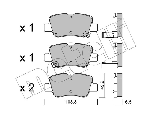 Remblokset Metelli 22-0881-0