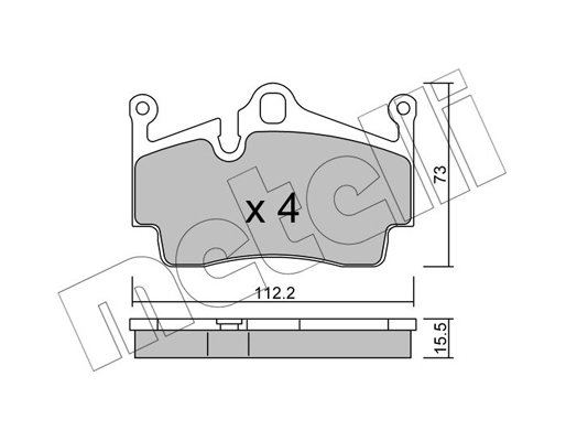 Remblokset Metelli 22-0894-0