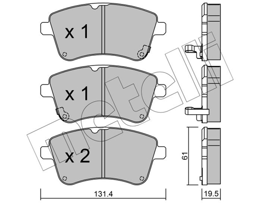 Remblokset Metelli 22-0913-0