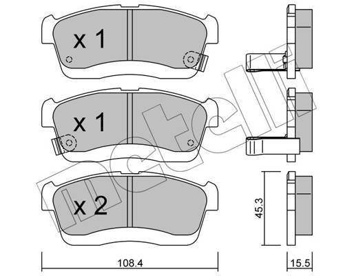 Remblokset Metelli 22-0914-0