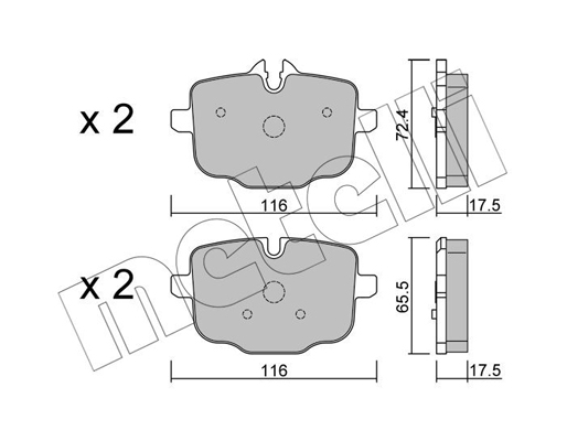 Remblokset Metelli 22-0921-0