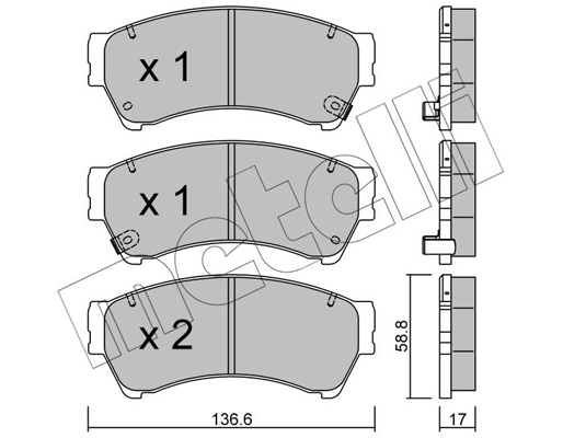 Remblokset Metelli 22-0924-0