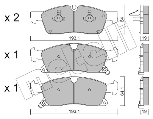 Remblokset Metelli 22-0927-0