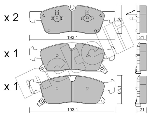 Remblokset Metelli 22-0927-2