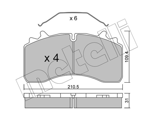 Remblokset Metelli 22-0933-0