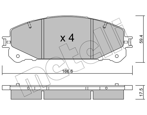 Remblokset Metelli 22-0938-0