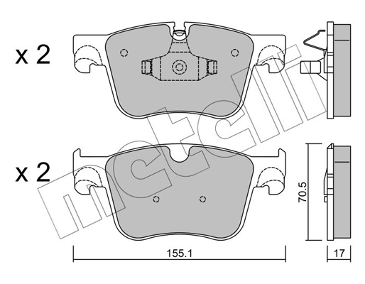 Remblokset Metelli 22-0985-0