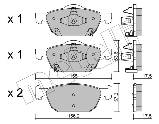 Remblokset Metelli 22-1009-0