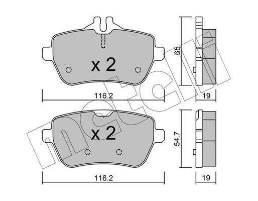 Remblokset Metelli 22-1022-0