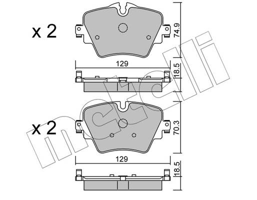 Remblokset Metelli 22-1037-0