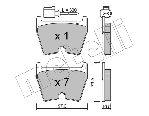 Remblokset Metelli 22-1043-1