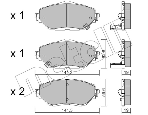 Remblokset Metelli 22-1088-0