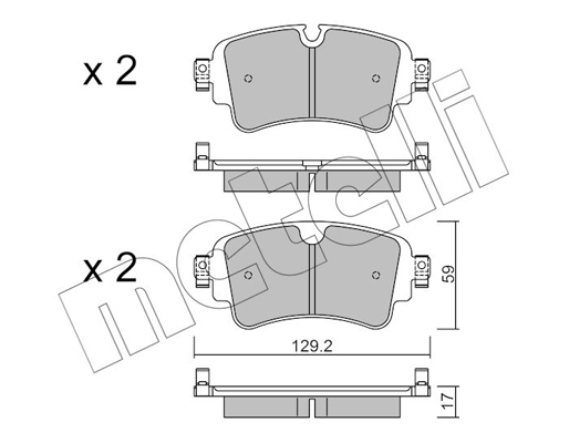 Remblokset Metelli 22-1129-0