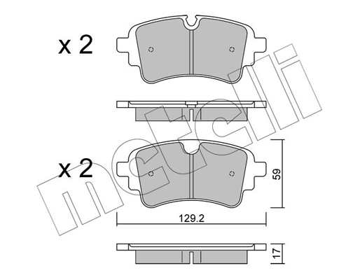 Remblokset Metelli 22-1129-1