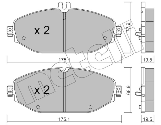 Remblokset Metelli 22-1132-0