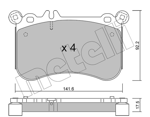 Remblokset Metelli 22-1133-0