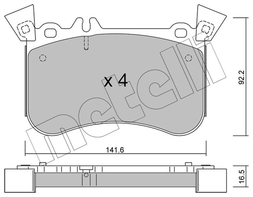 Remblokset Metelli 22-1133-1