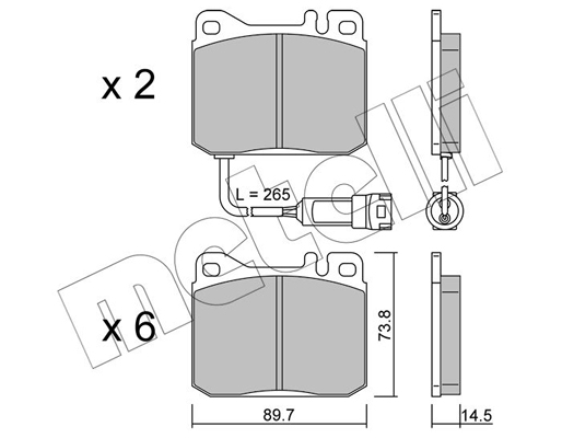 Remblokset Metelli 22-1149-0