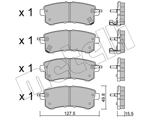 Remblokset Metelli 22-1155-0